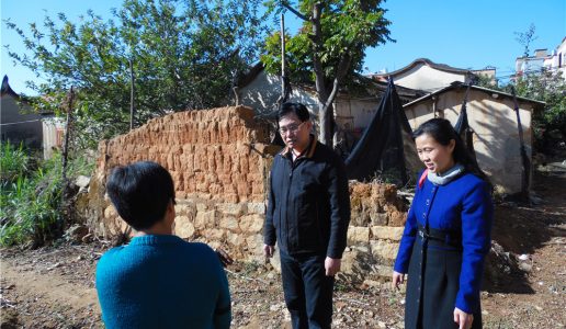 民盟市委赴新霞村开展新年慰问