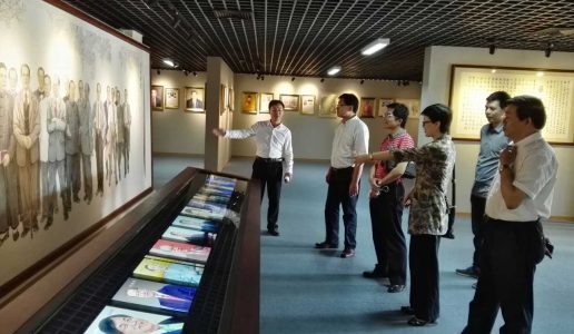民盟《陈嘉庚商道文化》课题组赴闽江学院新华都商学院调研参观