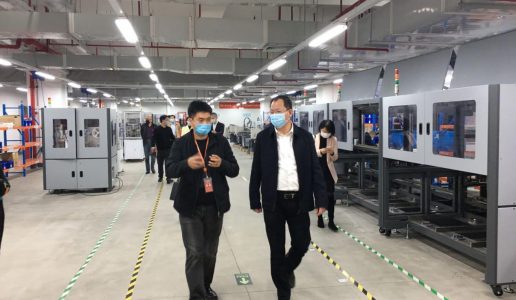 市委常委、统战部部长张毅恭走访调研盈趣科技