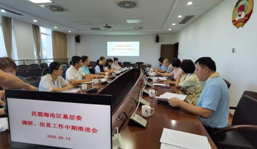 民盟海沧区基层委召开年度调研信息工作中期推进会