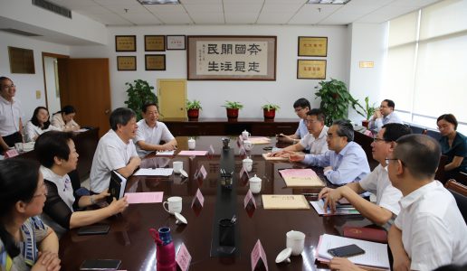 市政协党组书记、主席魏克良一行走访民盟市委