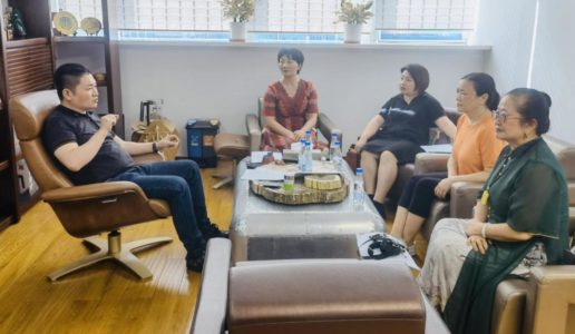 民盟界别课题组前往专业企业开展调研