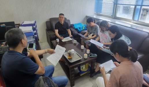 同安区政协民盟界别委员赴区建设局交流重点提案办理情况