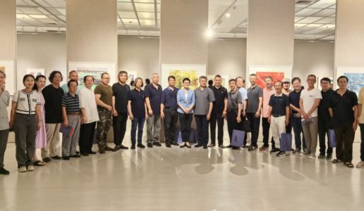 厦门民盟美术院、民盟思明区书画支部参观“林再福、朱淑玲水彩作品展”