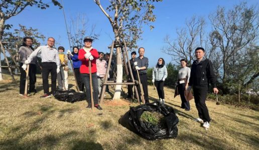 民盟市委会机关开展第47个植树节活动
